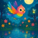 Rang Baranga Parinda Aur Chamakta Chaand