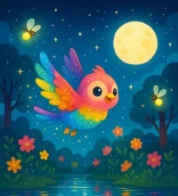 Rang Baranga Parinda Aur Chamakta Chaand