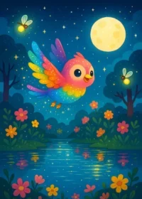 Rang Baranga Parinda Aur Chamakta Chaand