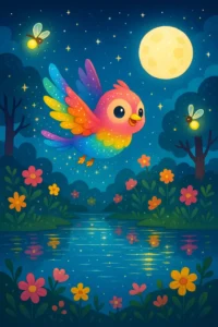 Rang Baranga Parinda Aur Chamakta Chaand