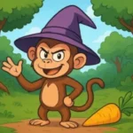 Topi Wala Bandar aur Jadoo ki Gajar