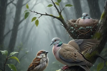 The Dove and the Sparrow’s Friendship