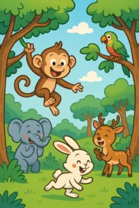 The Monkey and the Rabbit’s Friendship